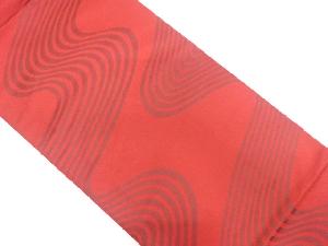 未使用品　山川織物製　流水模様織り出し　袋帯(未仕立て)